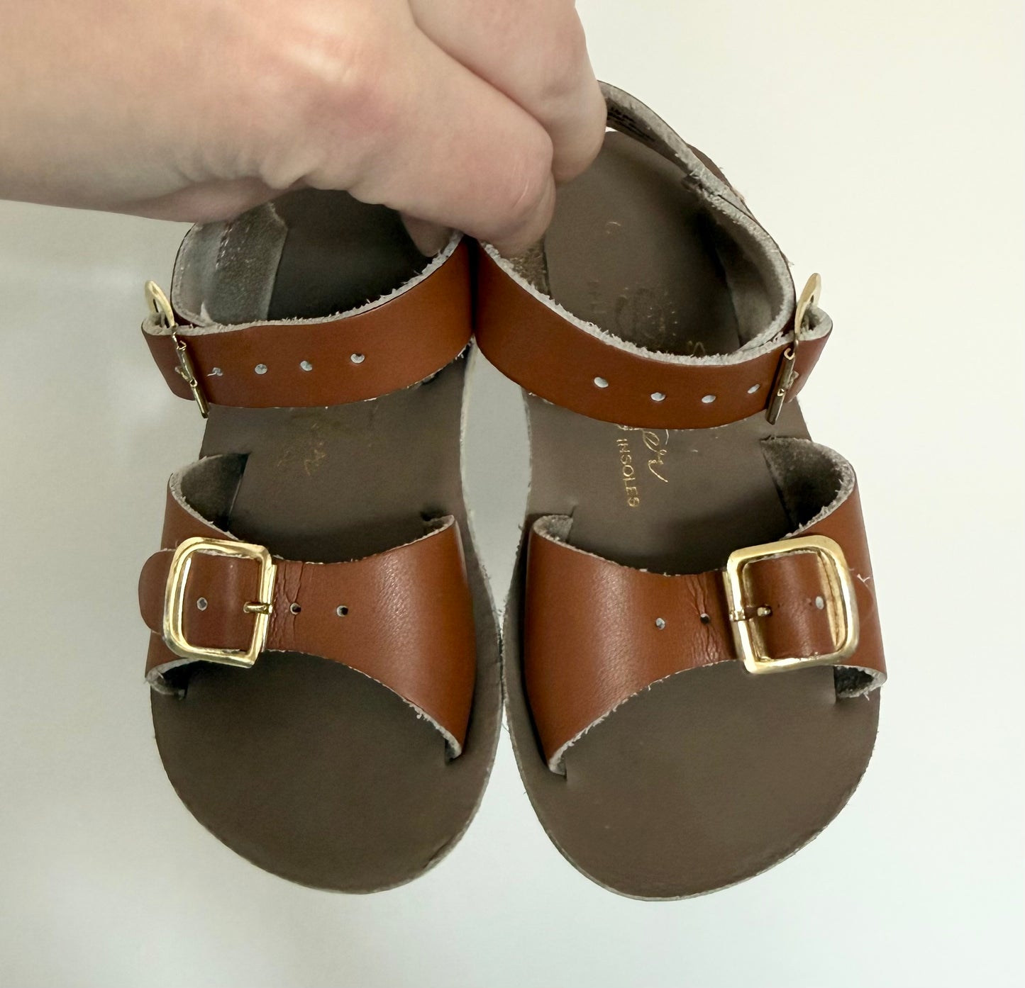 Salt Water Surfer Sandals - Tan (6)