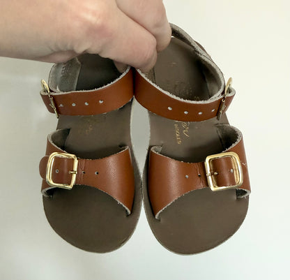 Salt Water Surfer Sandals - Tan (6)