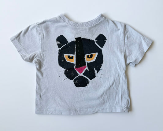 Zara Light Blue Puma T-Shirt (6-9 Months)