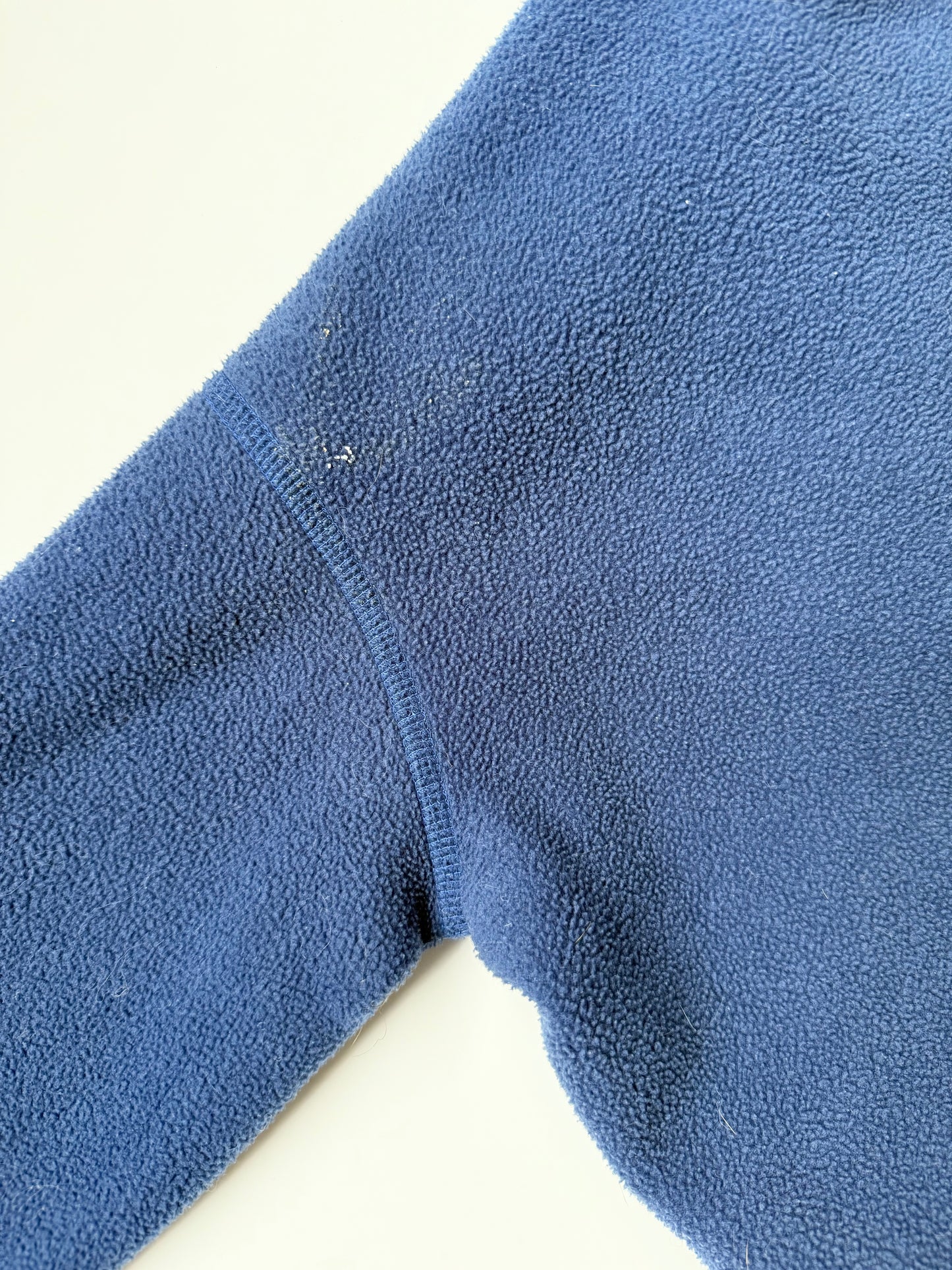 MEC Blue & Red Trim Hooded Fleece Zip Up (3T)