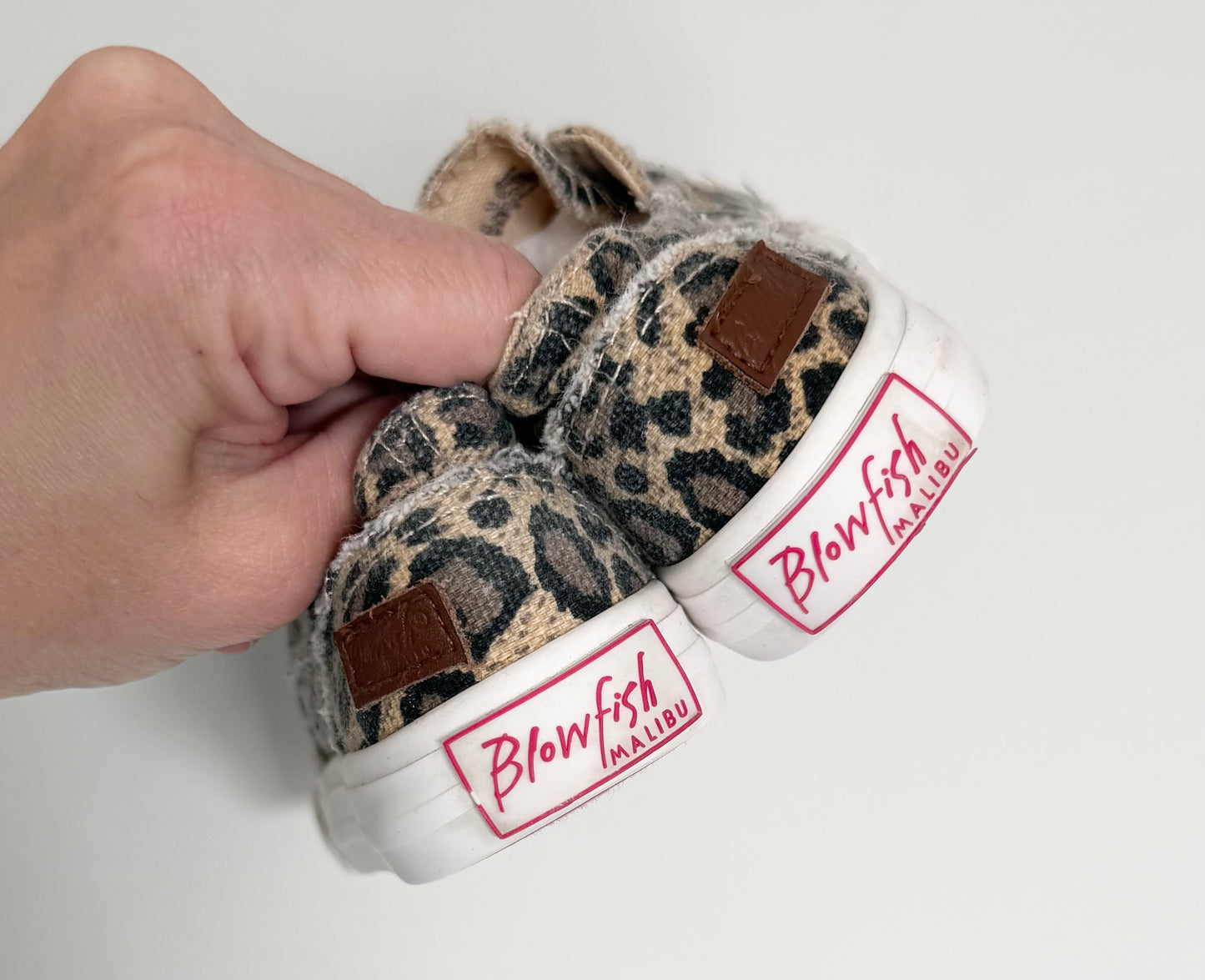 Blowfish Malibu Cheetah Slip On Stretch Lace Sneakers (9)