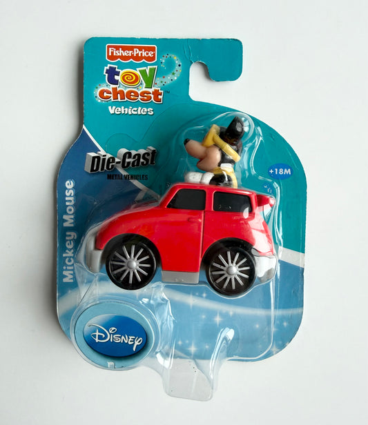 Fisher-Price Disney Toy Chest Vehicles Mickey Mouse Car - New