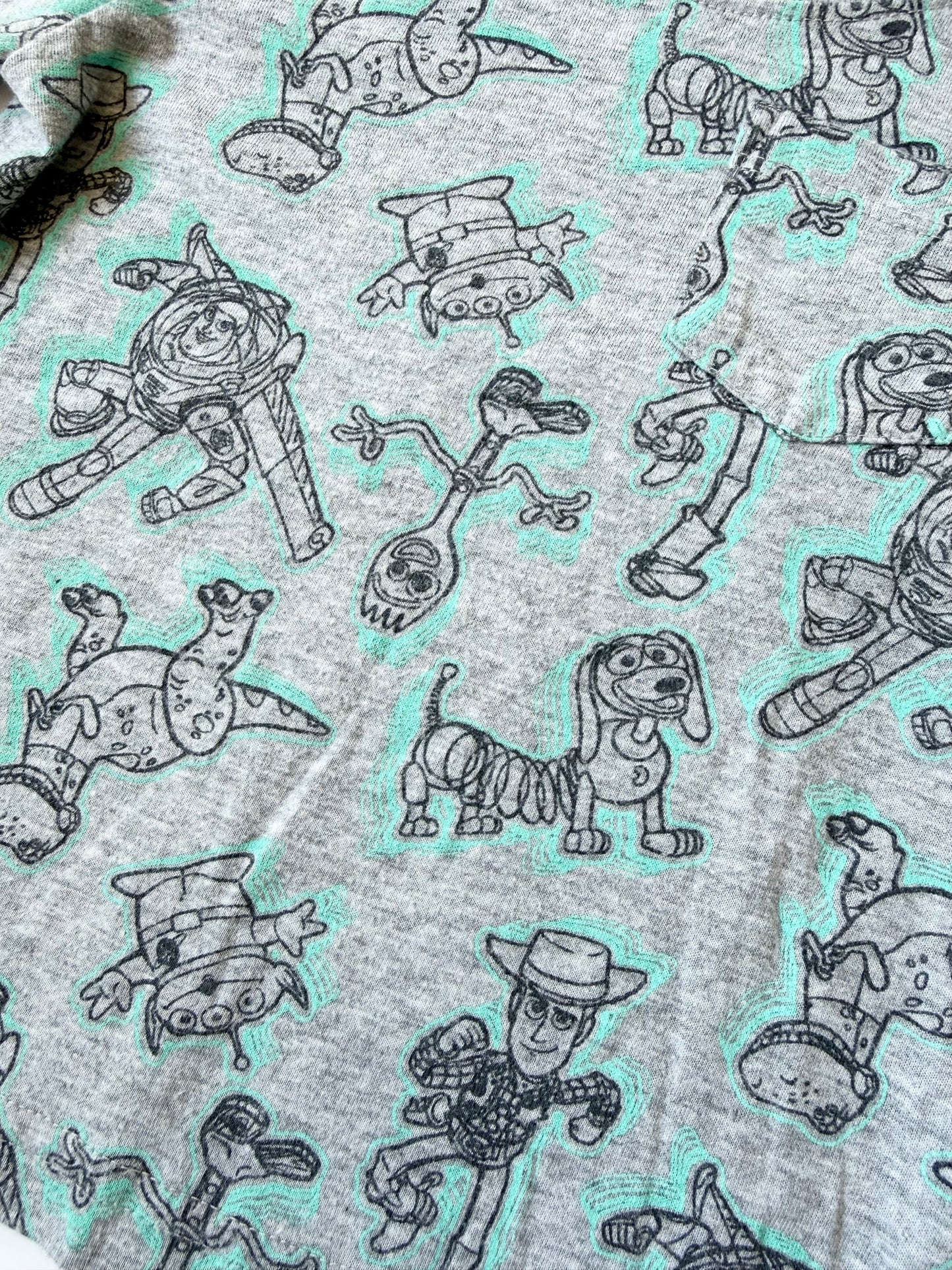 Jumping Beans x Disney Pixar Grey Toy Story AOP T-Shirt (12 Months)