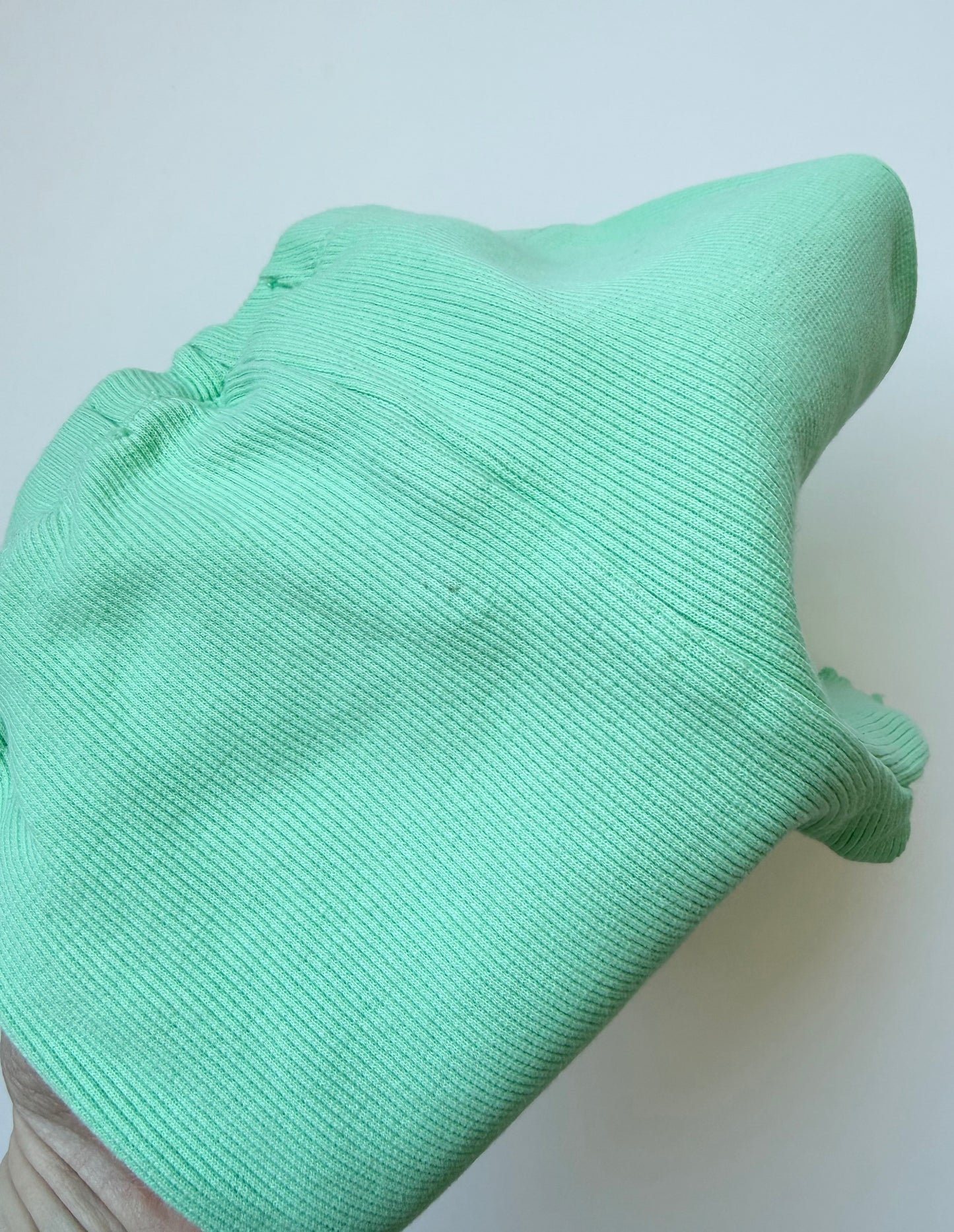 Zara Bright Green Hoodie & Ribbed Biker Shorts Set (4-5 Years)