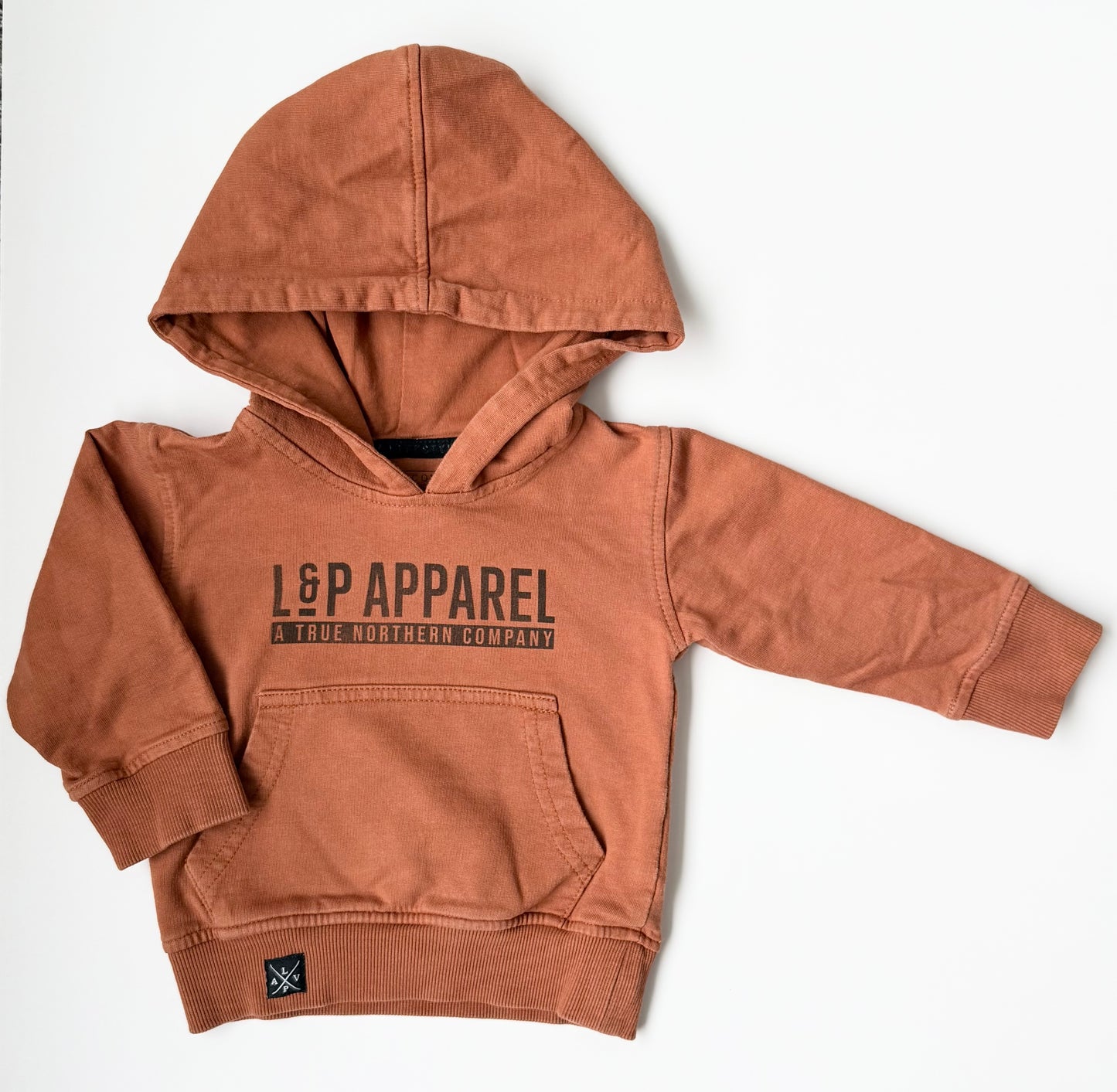 LP Apparel Brown Hoodie (6-12 Months)