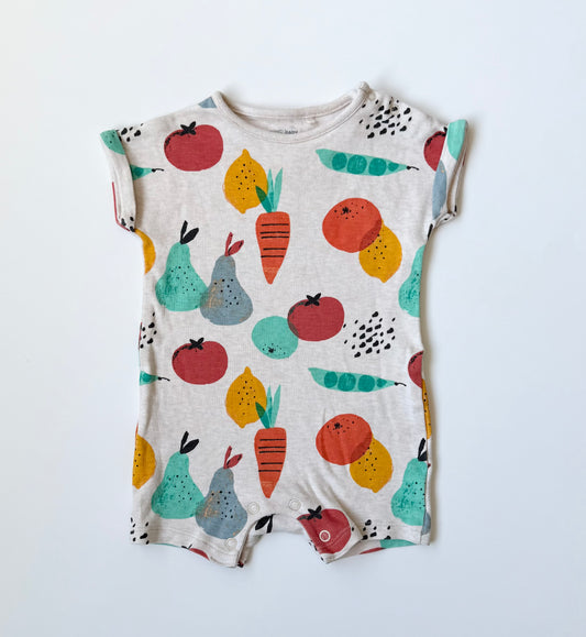Next Baby Vegetables Romper (3-6 Months)