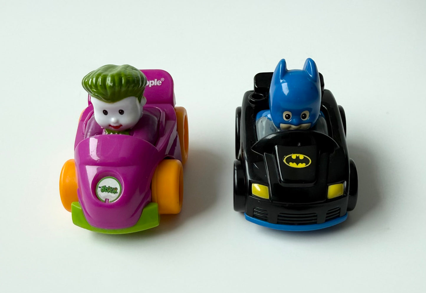 Fisher-Price Little People DC Super Friends Batman & Joker Wheelie Bundle