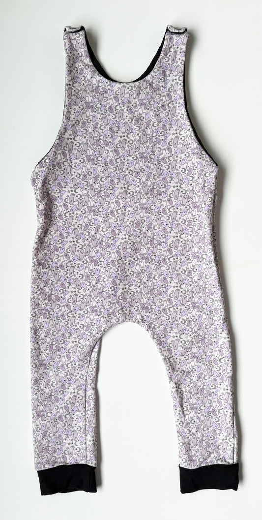 Hudson + Co Purple Ghosts Romper (18-24 Months)