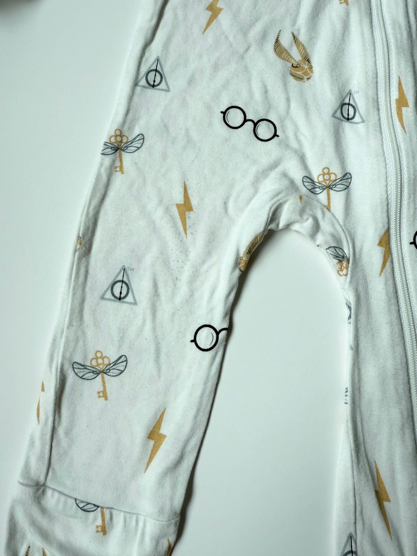 Kyte x Harry Potter Icon Zipper Romper (3-6 Months)