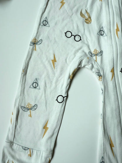 Kyte x Harry Potter Icon Zipper Romper (3-6 Months)