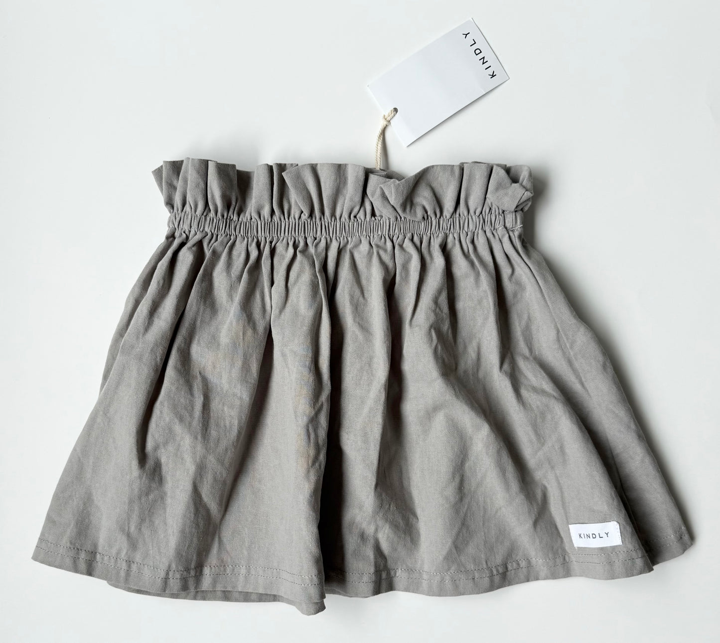 Kindly Grey Paperbag Waist Skirt - New (4T)