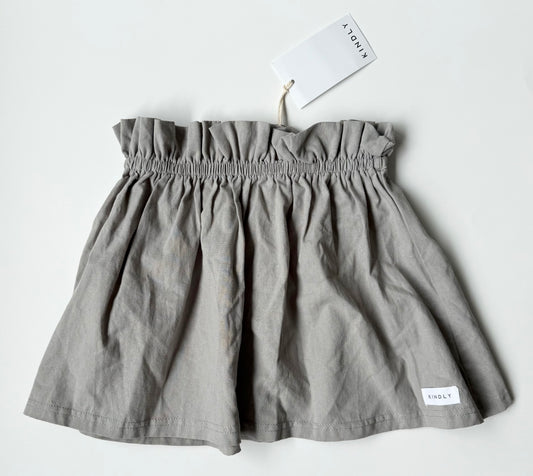 Kindly Grey Paperbag Waist Skirt - New (4T)