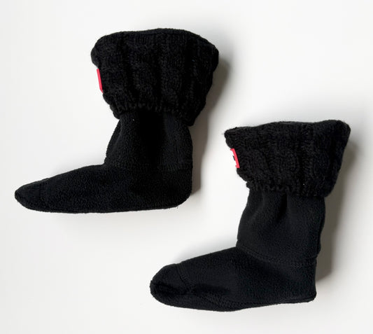 Hunter Kids Boot Socks - Black (Small)