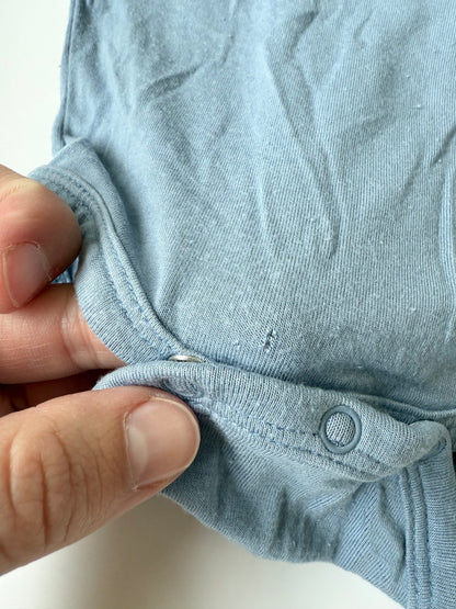 Kyte Slate Short Sleeve Bodysuit (0-3 Months)