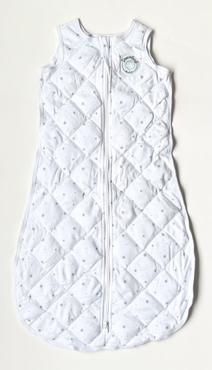 Dreamland Baby White & Beige Stars Weighted Sleep Sack (6-12 Months)