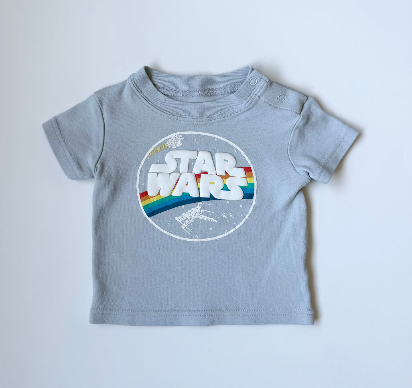 Star Wars Light Grey T-Shirt (3 Months)
