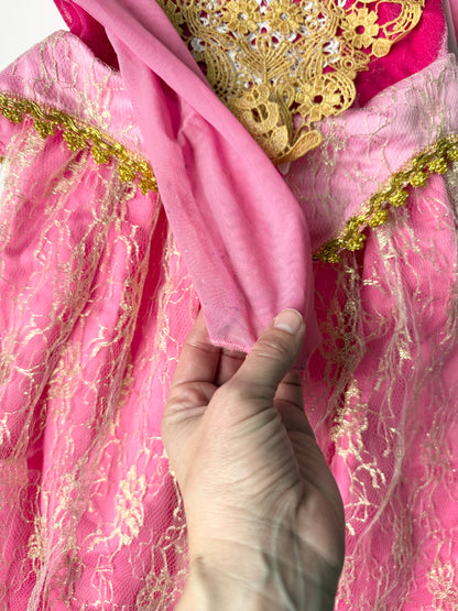 Disney Sleeping Beauty Aurora Pink Costume Dress (7-8 Years)