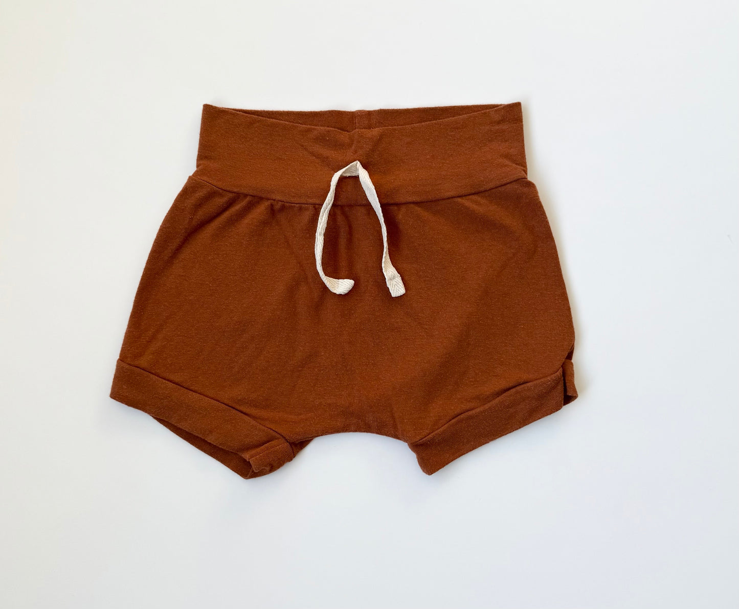 Small Shop Light Brown Bummie Shorts (2/3T)