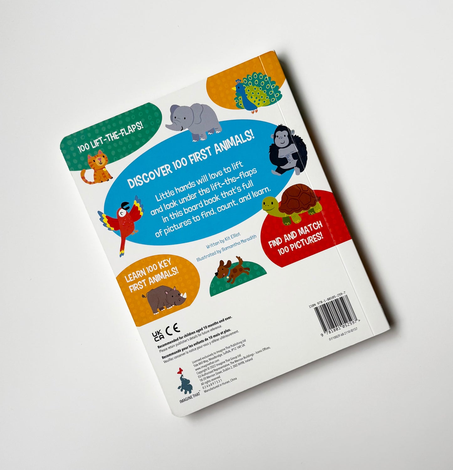 First 100 Animals Lift-The-Flap Board Book