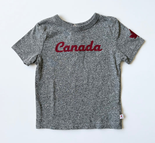 Canadiana Heathered Grey “Canada” T-Shirt (18-24 Months)