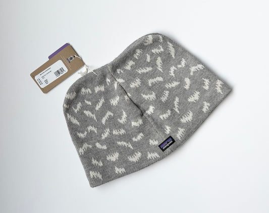 Patagonia Baby Animal Friends Beanie Owl in Drifter Grey - New (2T-5T)