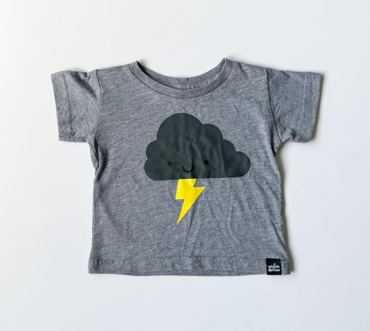 Whistle & Flute Light Grey Storm Cloud T-Shirt (6-12 Months)