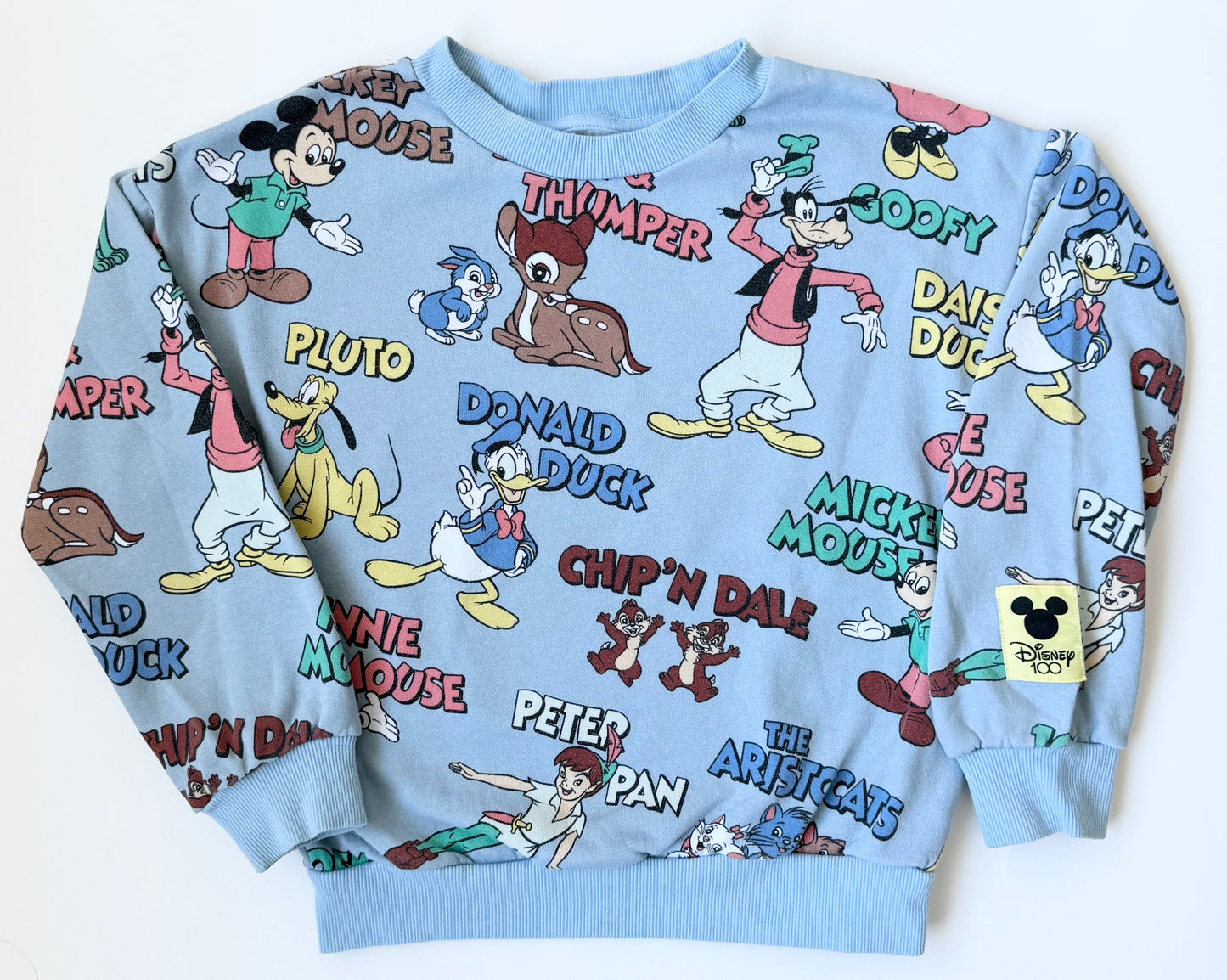 H&M x Disney Blue Characters AOP Sweater (7-8 Years)