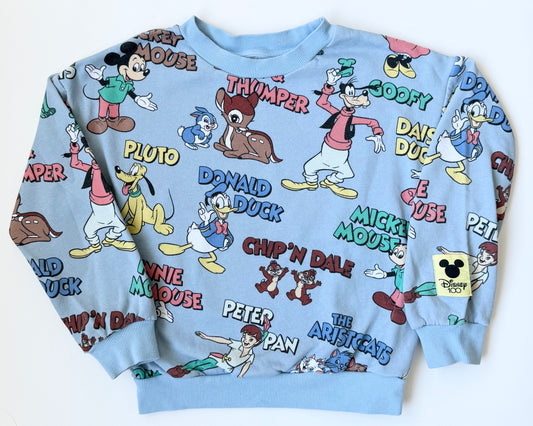H&M x Disney Blue Characters AOP Sweater (7-8 Years)