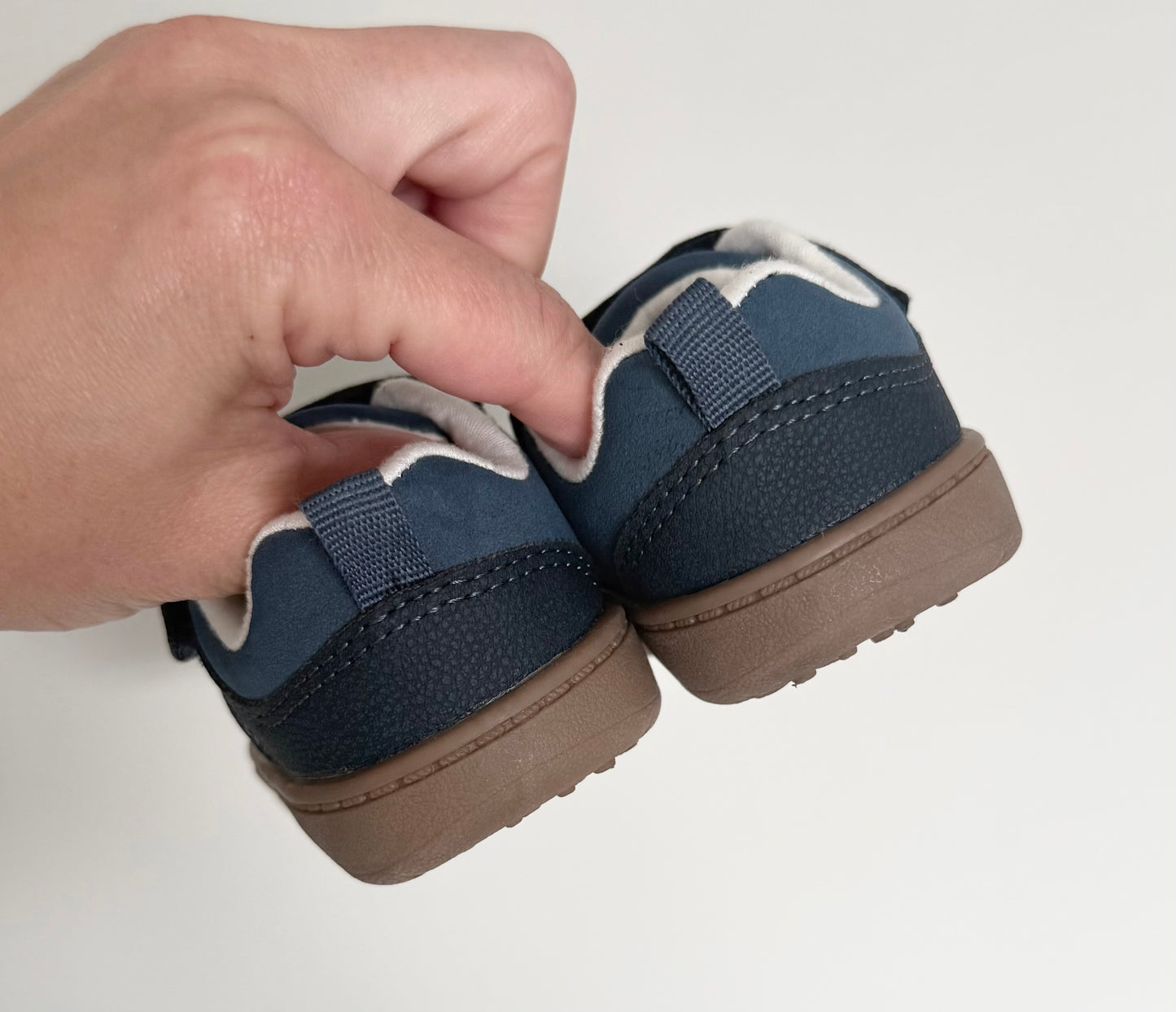 Carters Blue Shades Stretch Lace & Velcro Sneakers (3.5)