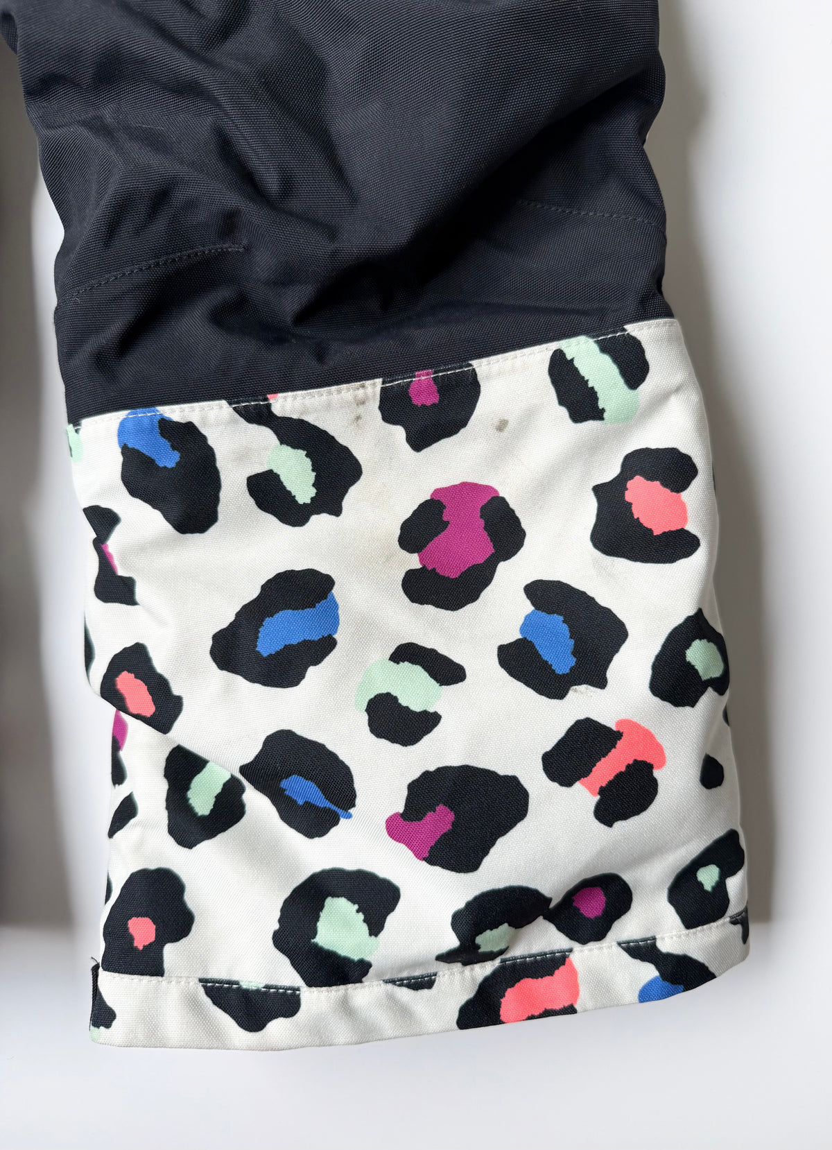 Burton White Colorful Cheetah One Peice Snow Suit (4 Years)