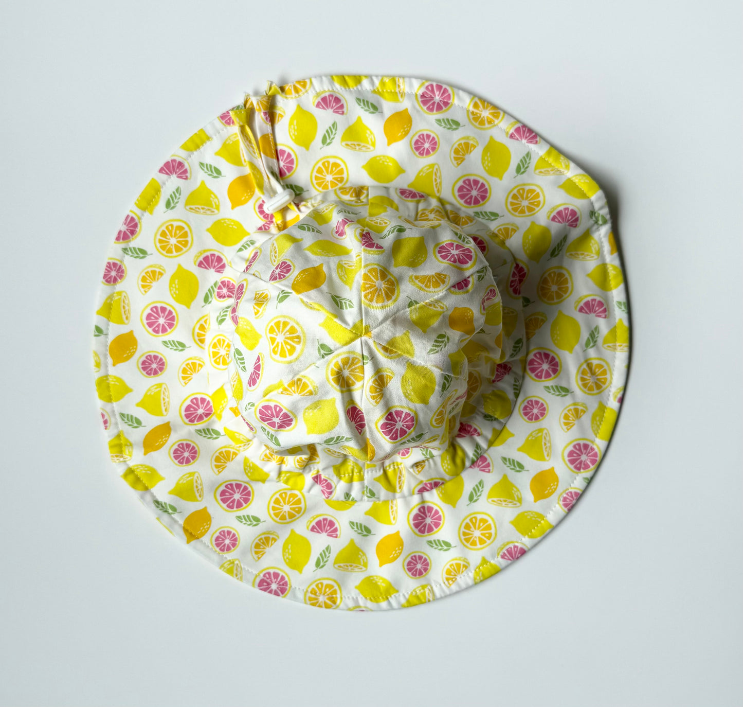Jan & Jul Yellow Lemons Sun Hat (6-24 Months)