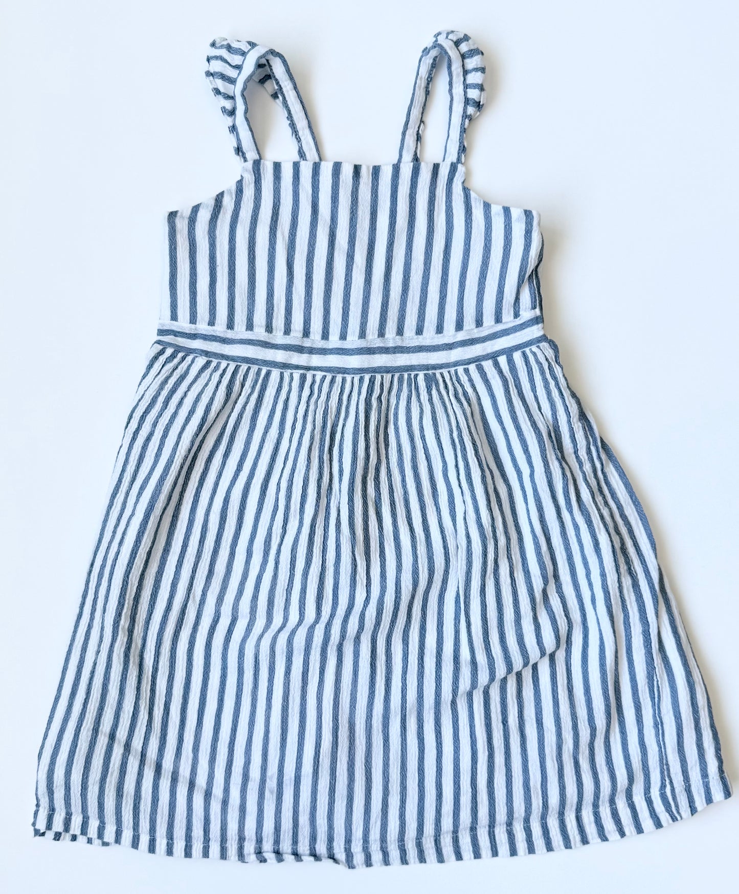 Baby Gap Blue & White Striped Tank Dress (5 Years)