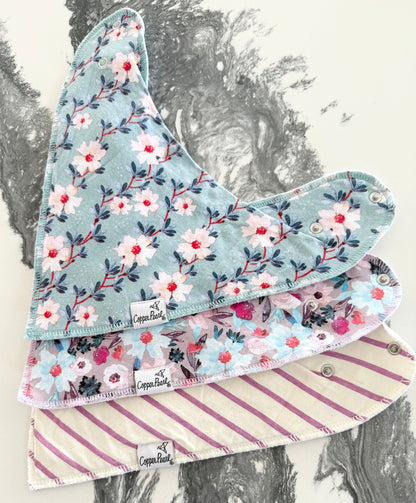 Copper Pearl Baby Bandana Drool Bibs