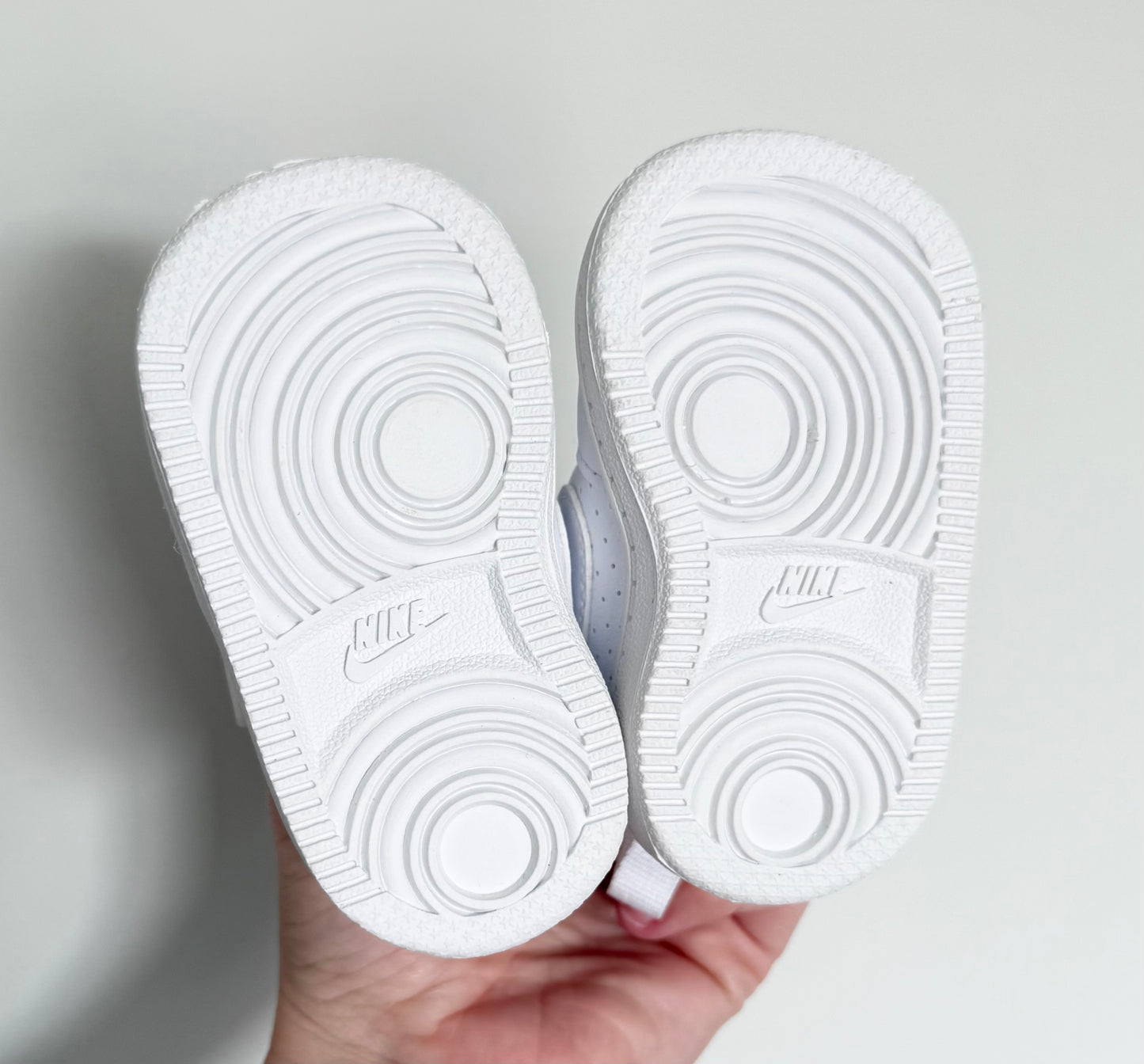 Nike Court Borough Low White Stretch Lace & Velcro Sneakers (2)