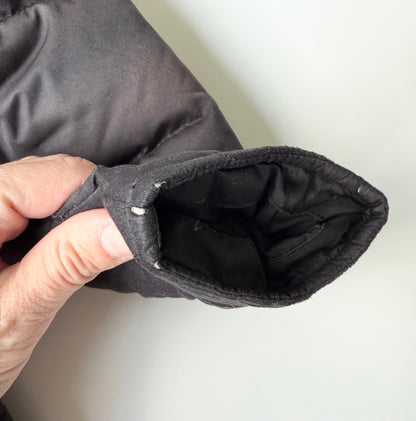 Patagonia Down For Fun Black Puffer Long Winter Coat (7-8 Years - Small)