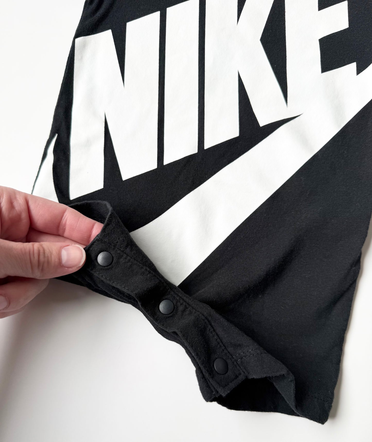 Nike Black Shorty Romper (3 Months)
