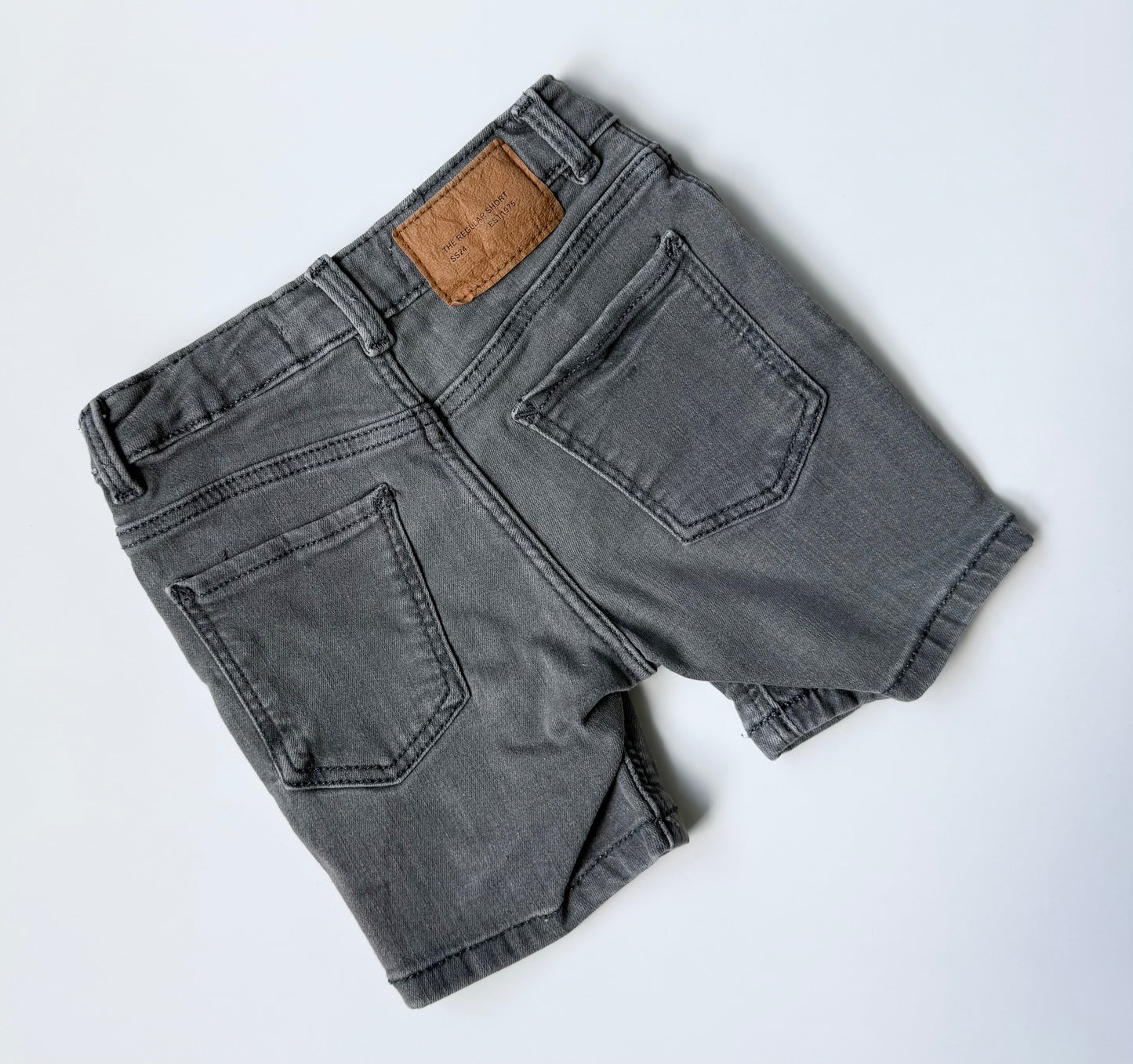 Zara Light Grey Jean Shorts (3 Years)