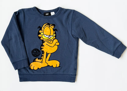 H&M x Garfield Navy Sweater (2-4 Years)