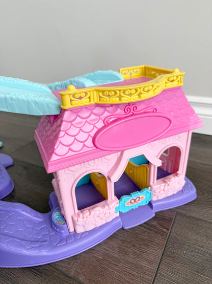 Fisher-Price Little People Disney Princess Klip Klop Castle & Aurora Horse #2