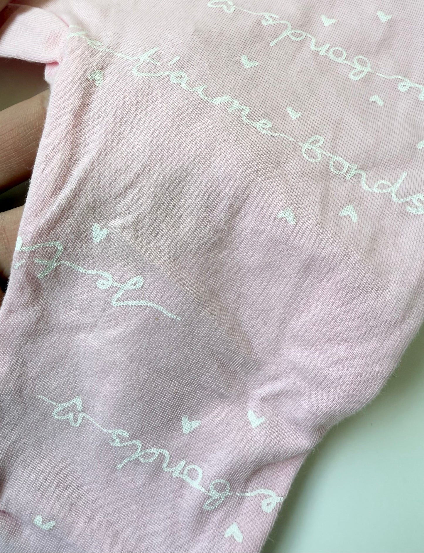 Bonds Cozysuit Pink Snap Sleeper Romper (3-6 Months)