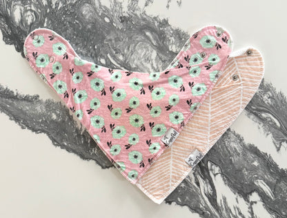 Copper Pearl Baby Bandana Drool Bibs