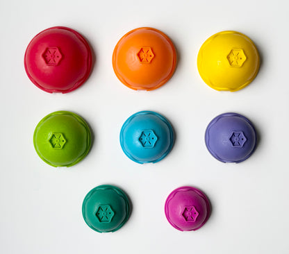 Rainbow Silicon Stacking Cups