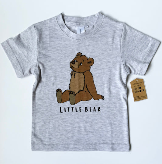 Little Beau Co. Grey Little Bear T-Shirt - New (3 Years)