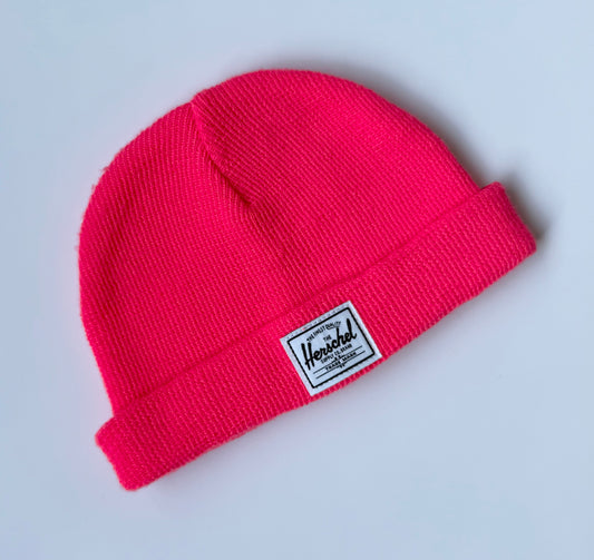 Herschel Hot Pink Beanie (0-6 Months)