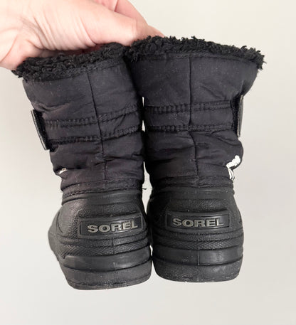 Sorel Black Snow Commander Winter Boots (10)