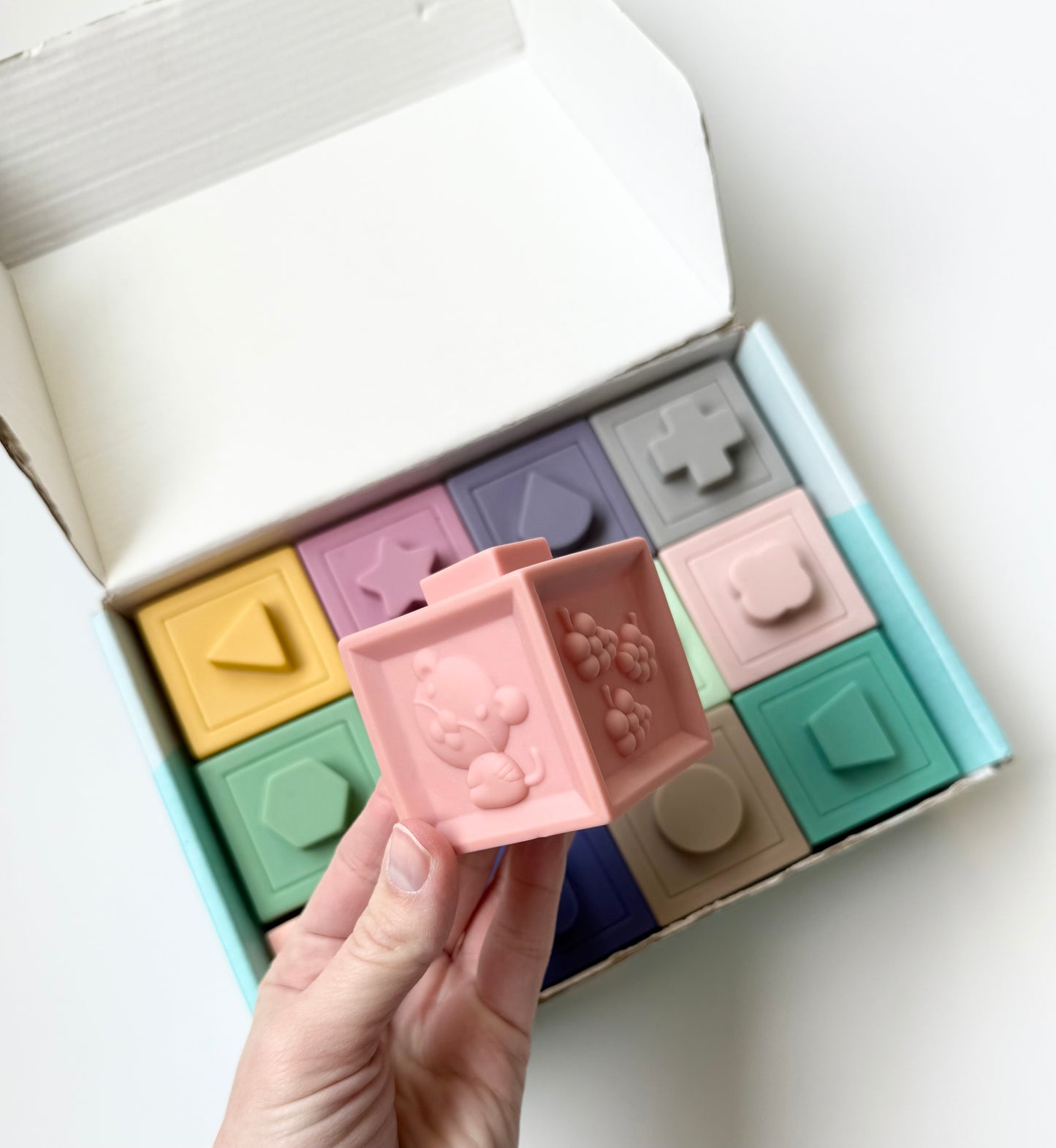 Mini Tudou Soft Building Blocks - Colorful Pastels