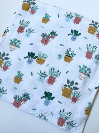 Angel Dear Succulent Plants Swaddle Blanket