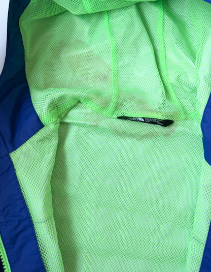 The North Face Royal Blue & Neon Green Dry Vent Wind Breaker - Small (7-8 Years)