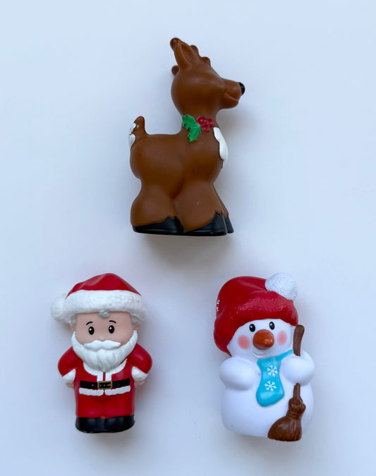 Fisher-Price Little People Christmas Figurine Bundle