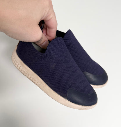 Heyfolks Navy Knit Stretch Slip On Sneaker (8)